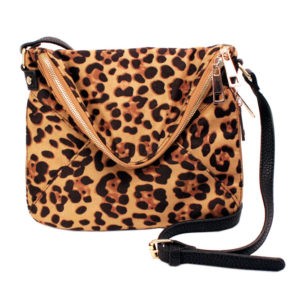 Top Zip Envelope Bag/Leopard 