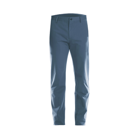 Find freedom in flexible suiting. Restrictive dress pants are a thing of the past, thanks to a warp-knit material so lightweight and flexible you can do just about anything in it. 